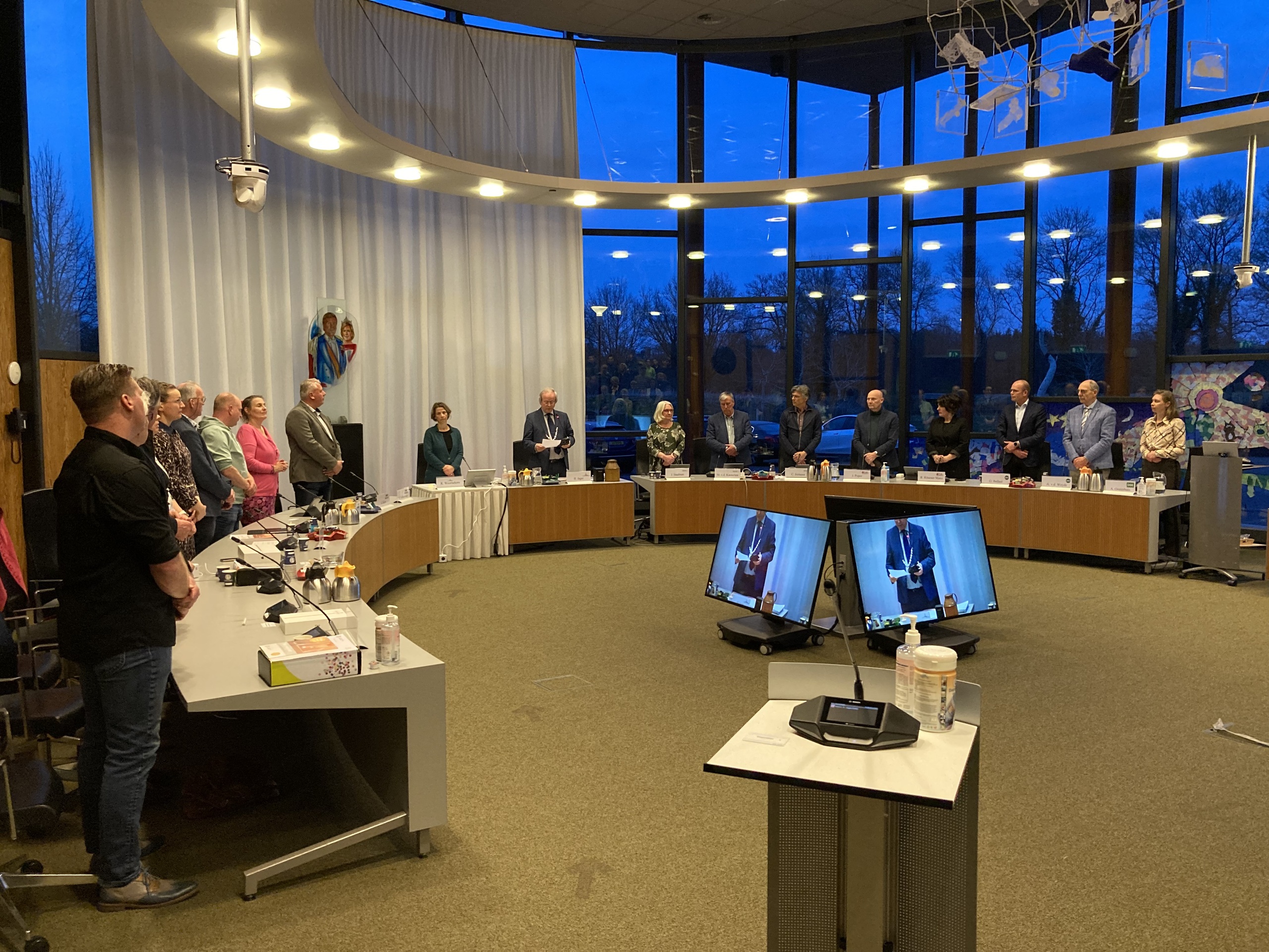 Foto installatie raad 30 maart 2022